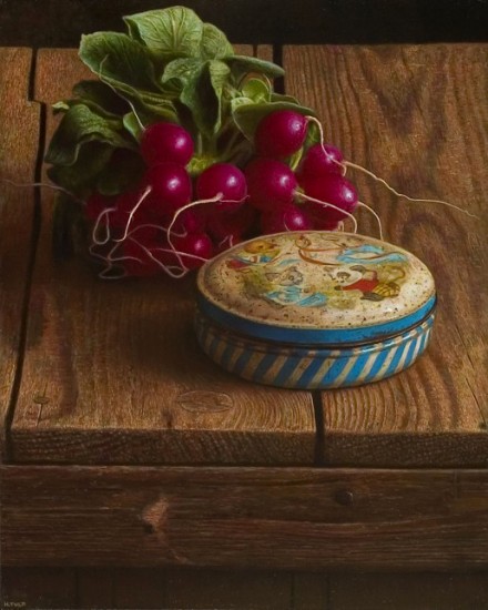 Still-life with radishes