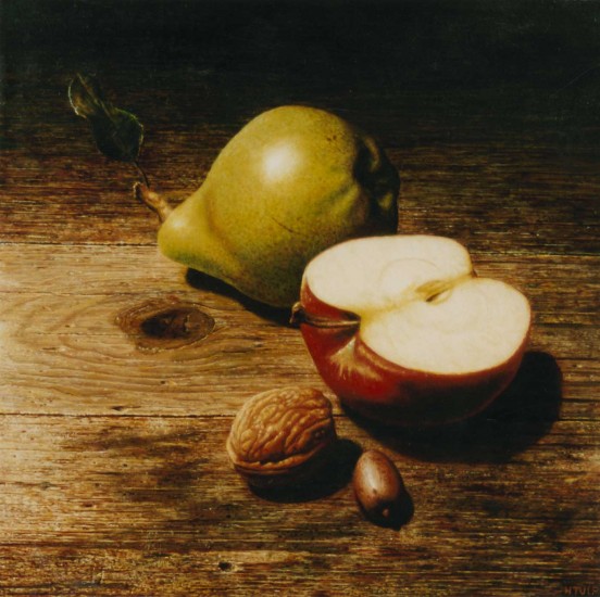 Still life with apple