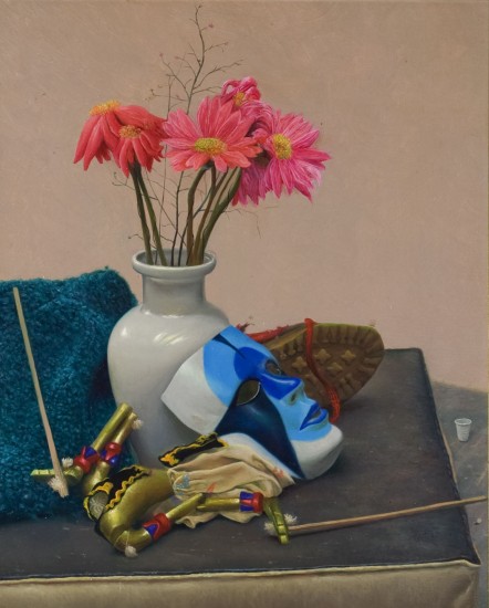 Still life with mask