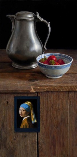Strawberries and Vermeer Girl