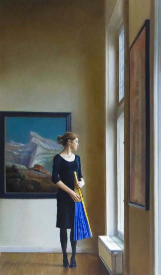 Woman in Museum