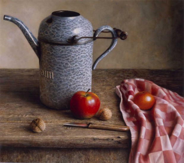 Still life with oil-can