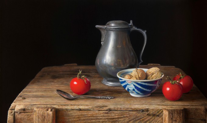 Still life with tomatoes