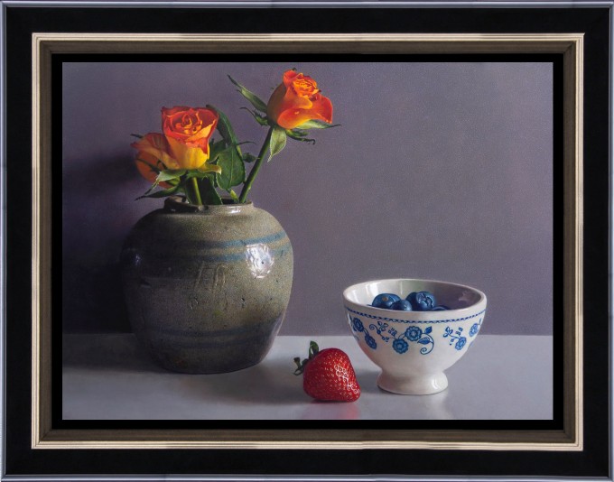 Still life with roses