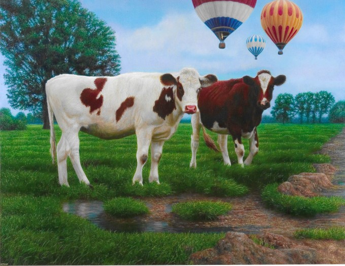Koeien en luchtballonnen
