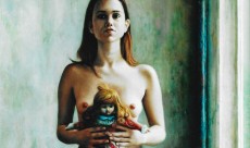 Woman with doll