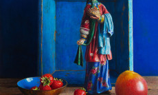fruit and lady