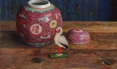 Rood gemberpotje