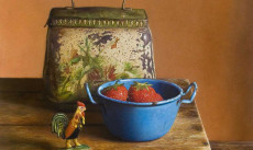 Haan en koekblik / Rooster and biscuit tin