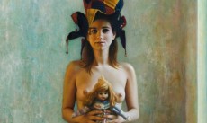 Woman with doll # 4